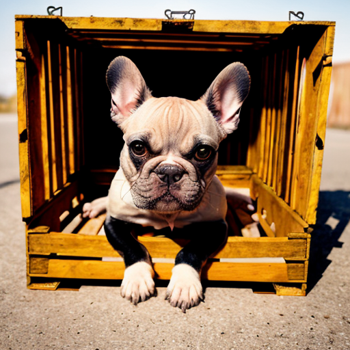 crate a image of a frenchie 