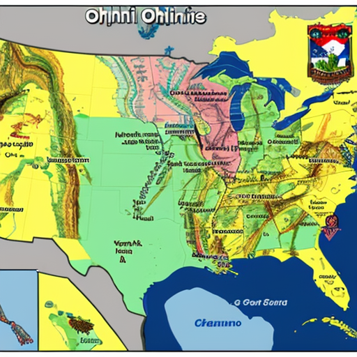 Ohio map