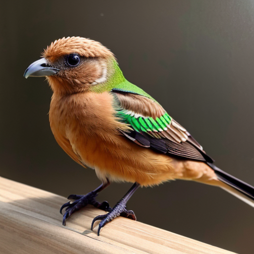 Create a picture of a fictional bird called Dacelo larosterna