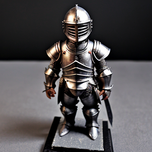 Small man in armor