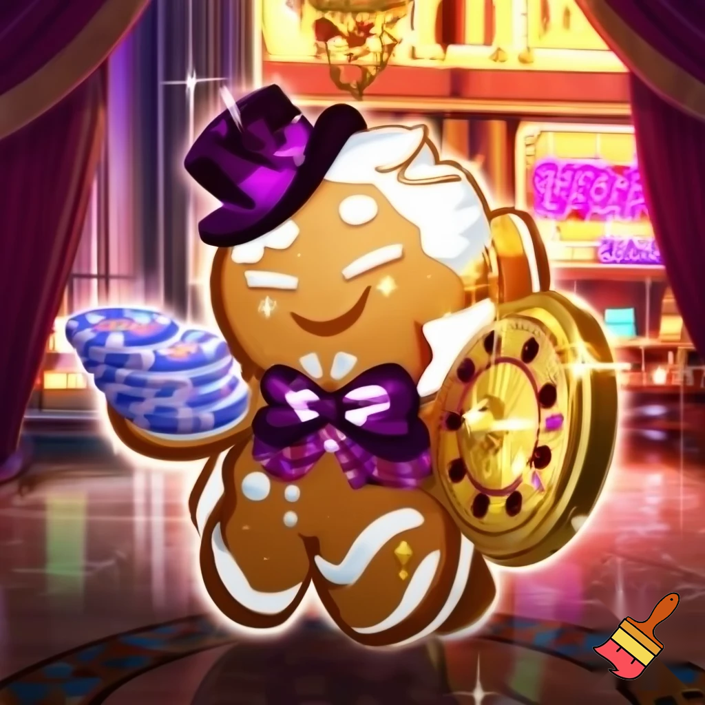 A cookie character based off a casino based on the game Cookie Run: Kingdom