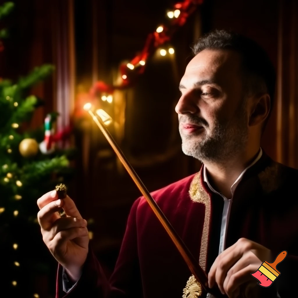 Magic magic Christmas magician