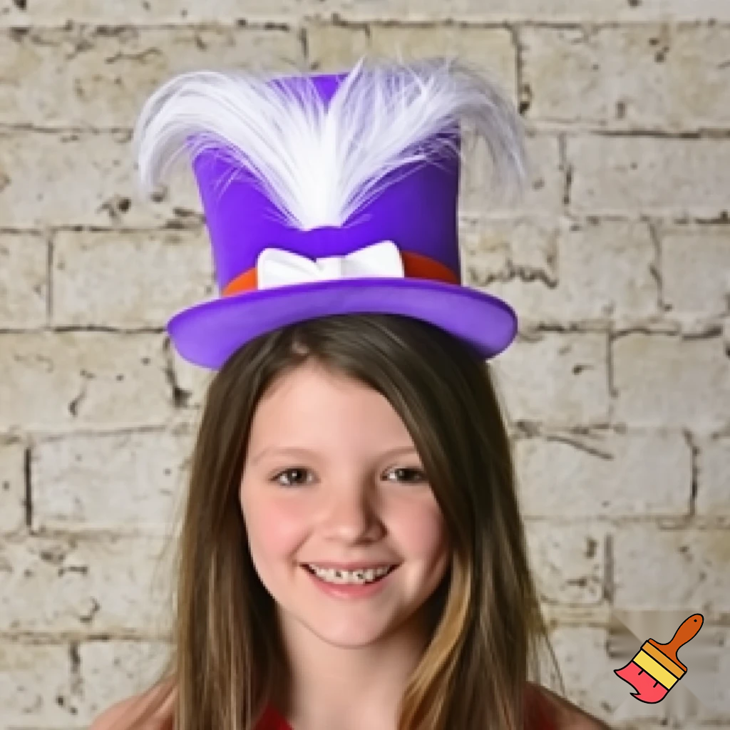 Easter headband top hat Top hat headband, Easter top hat headband, purple and white Easter hat