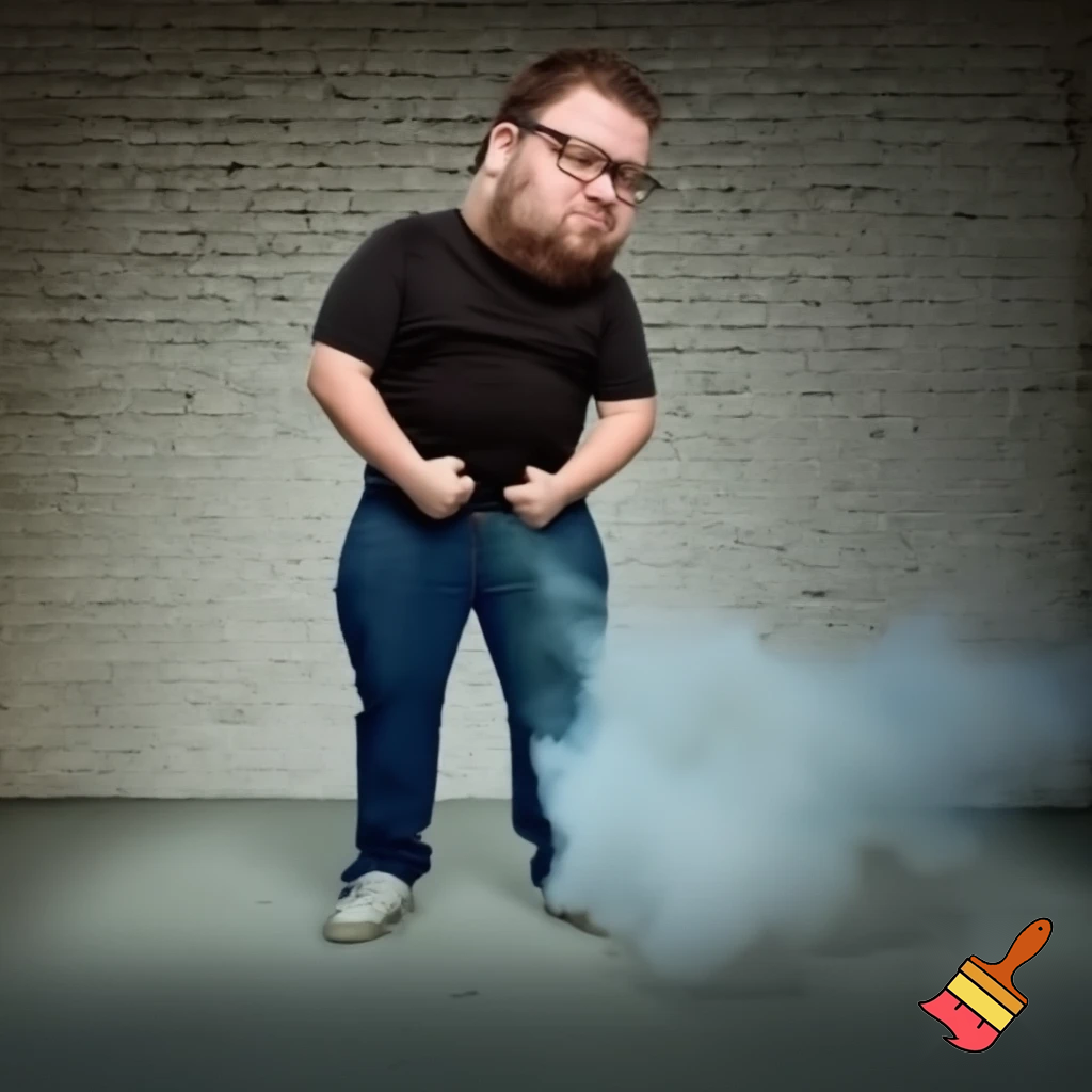fat dude fart

