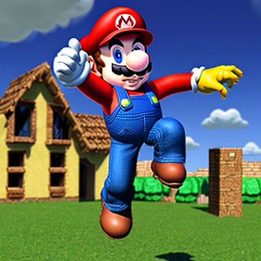 Mario jumping