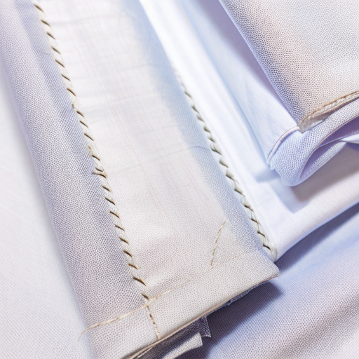 Transparent background, a single white shirt folded as it is in the closet, with clear stitching and visible wrinkles. The shirt has rich details, such as the texture of the fabric and the shape of the folds. Shot from left to right.