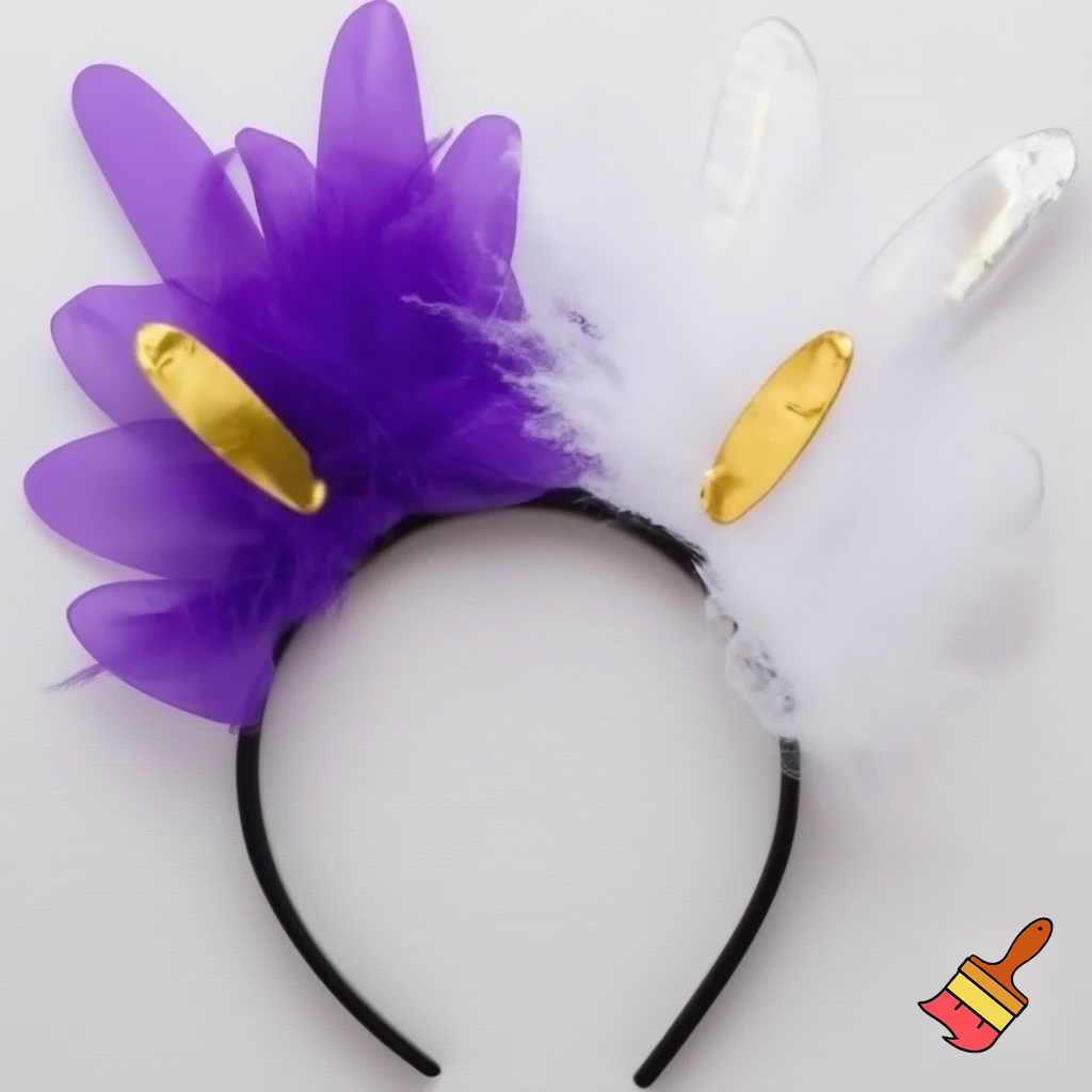Easter bunny top hat headband, purple and white gold and silver top hat black purple dark purple special hat in delicate purple white, purple and white gold