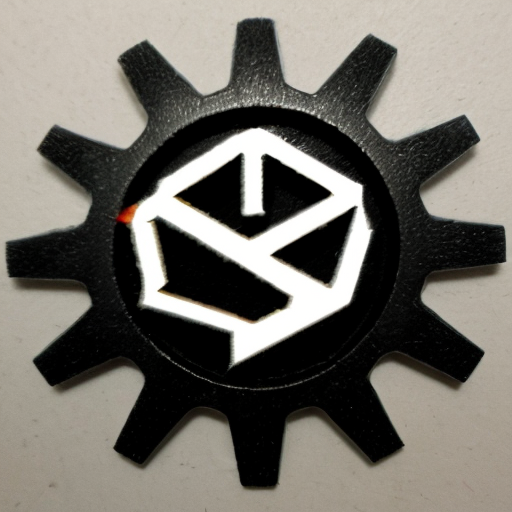 A symol of engineering, airsoft and gaming logo bland no hand just the logo