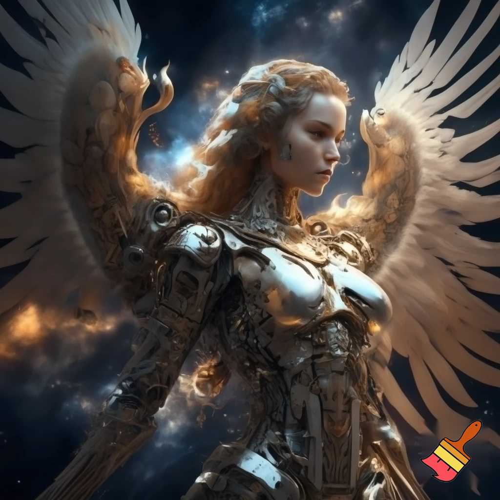 angel withs with mechanical enhancements 