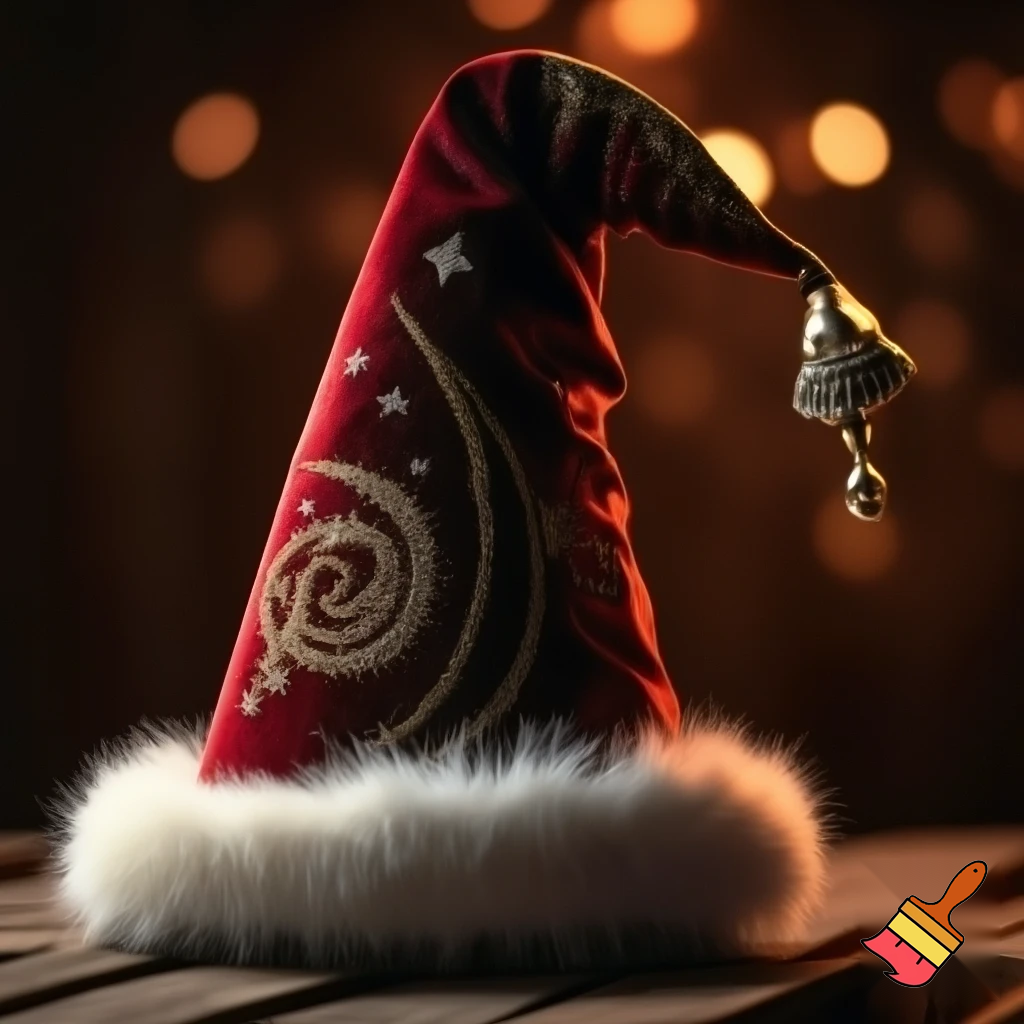 A wizard Christmas hat