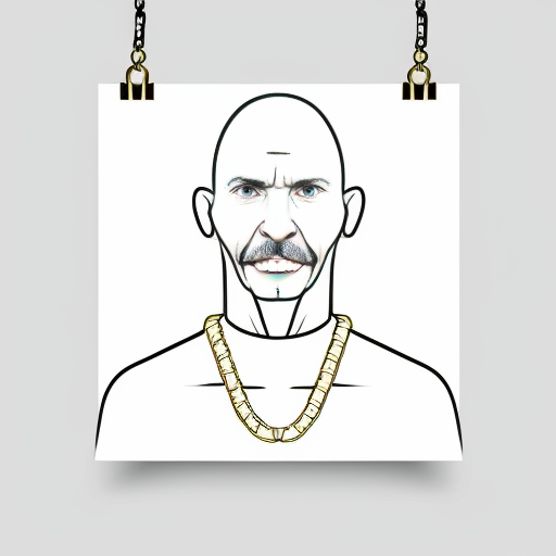  rat, evil, sinister, wearing prison outfit, mugshot style, no human, 
gold chain
