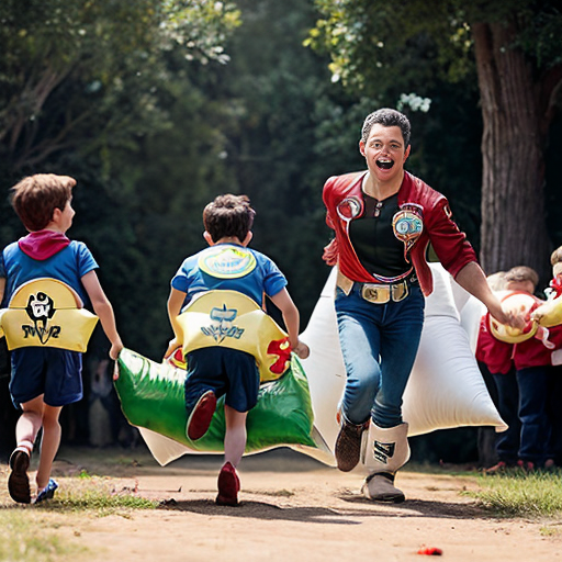 Super Why The Story of the Mother Goose Elephant Sack Race