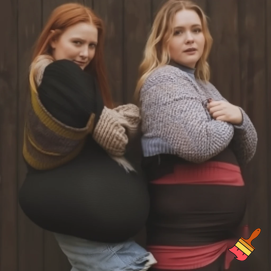  girls with a little bit bigger than average boobs and waists