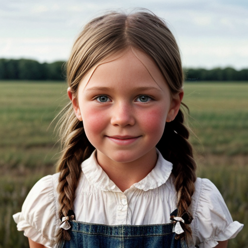 Laura Ingalls, little girl From Little House On Prairie Series