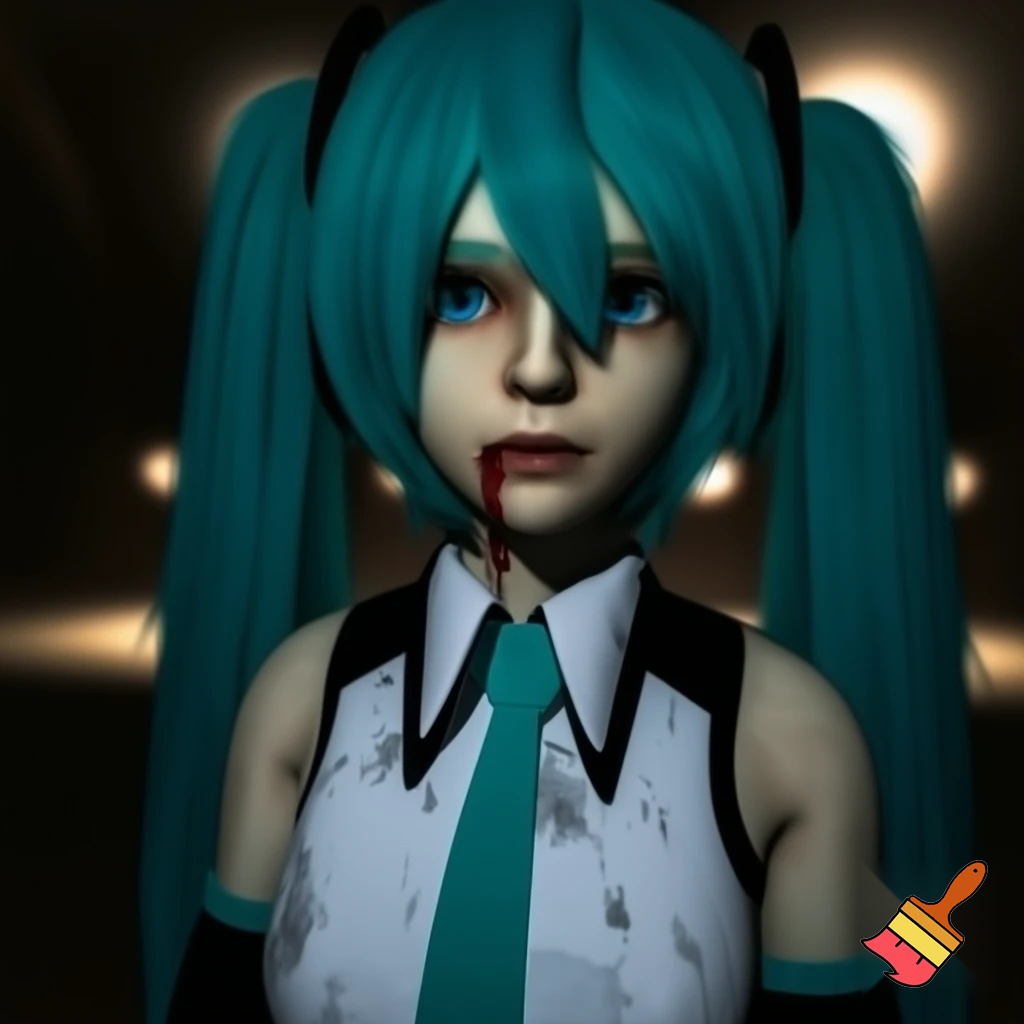 hatsune miku bloody