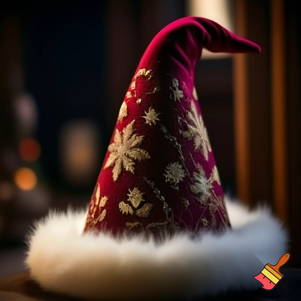 Christmas wizard hat