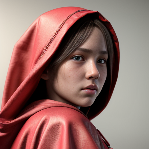 yperrealistic, detailed and perfect face, angelic look, detailed skin, serene atmosphere, high quality, at , at , , soft, sweet, middle school full body,,  twins, b, ,, red riding hood, , the edges of her hair  a,  backside, backview, open ,n
