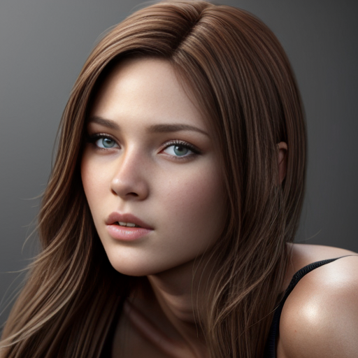 A model who’s female 