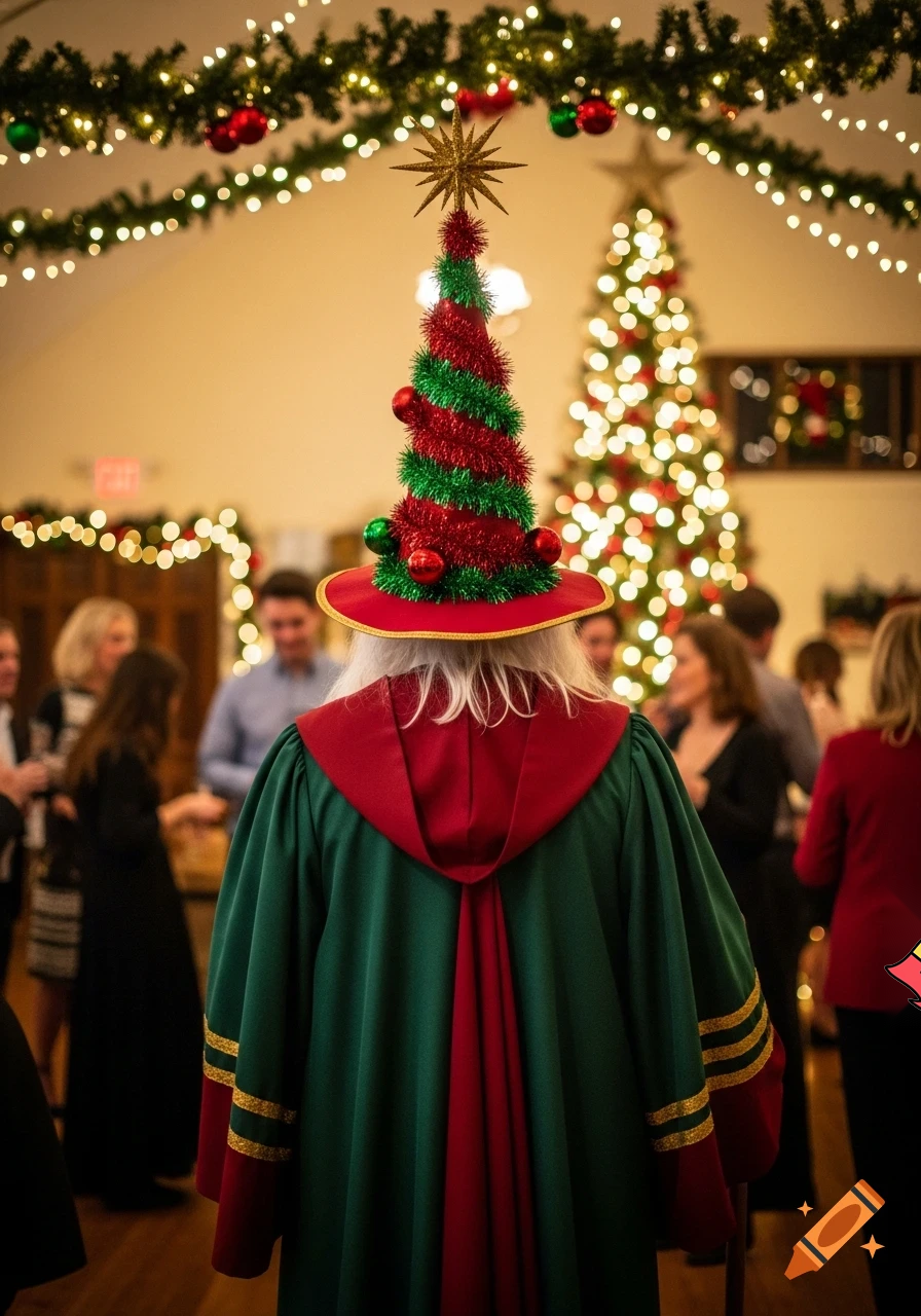 Christmas party hat wizard hat