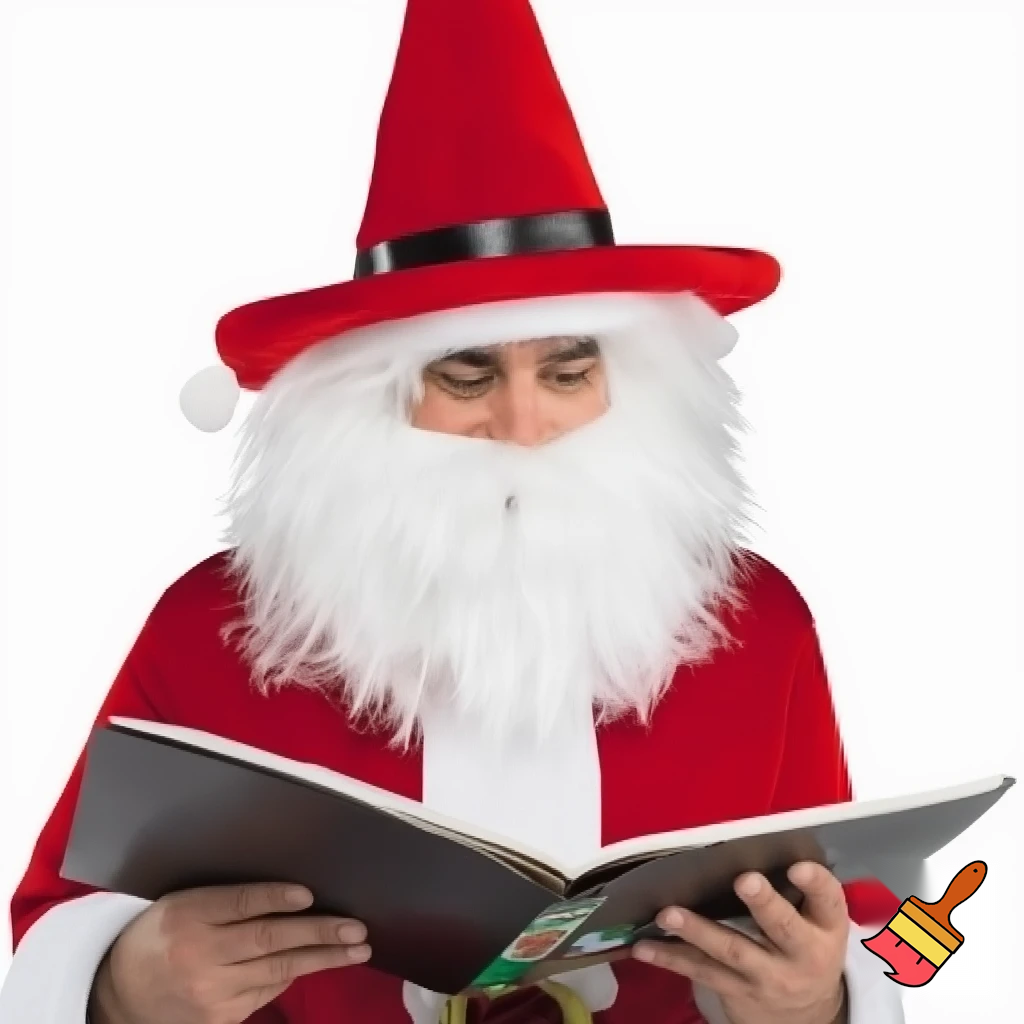 Christmas wizard hat read velvet Santa Claus hat