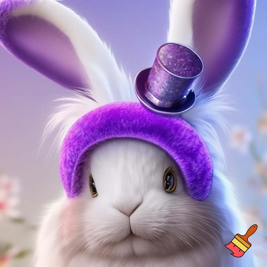 Easter bunny headband velvet Easter bunny, bunny ears, purple and white bunny velvet headband Easter bunny ear top hat ear headband glitter top hat velvet