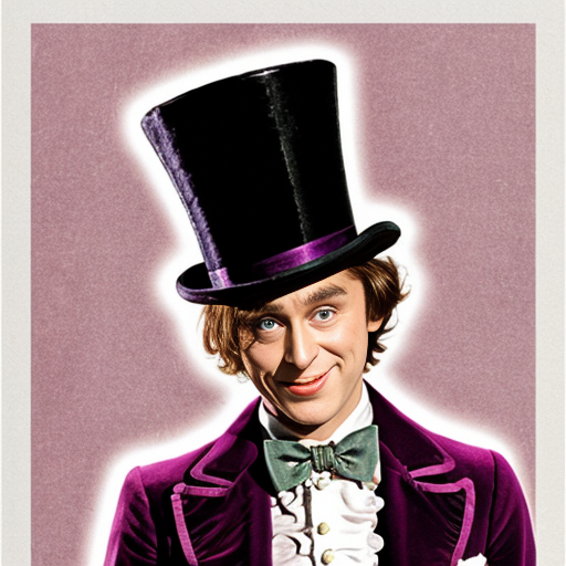 Willy Wonka’s top hat velvet