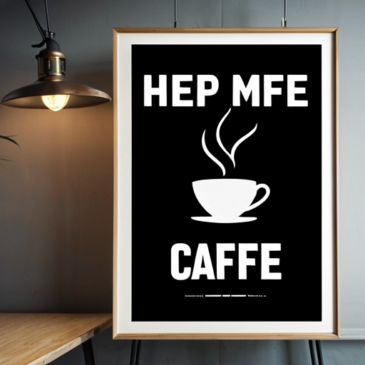 help me make a poster for a cafe
