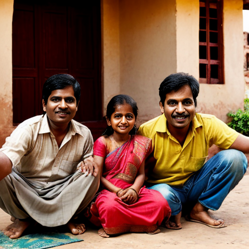 an indian family living happy with three brothers no sis