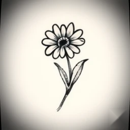 april birth flower tattoo