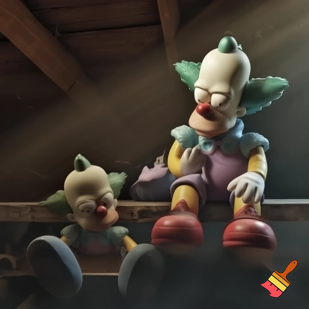 Kneessock dolls from the simpsons