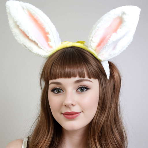 Top hats, Easter bun ears headband with bunny ears multicolour