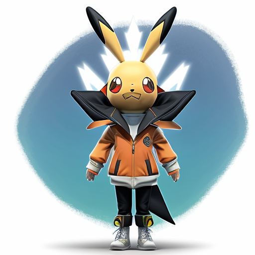 A lightning vmax Pokemon original character