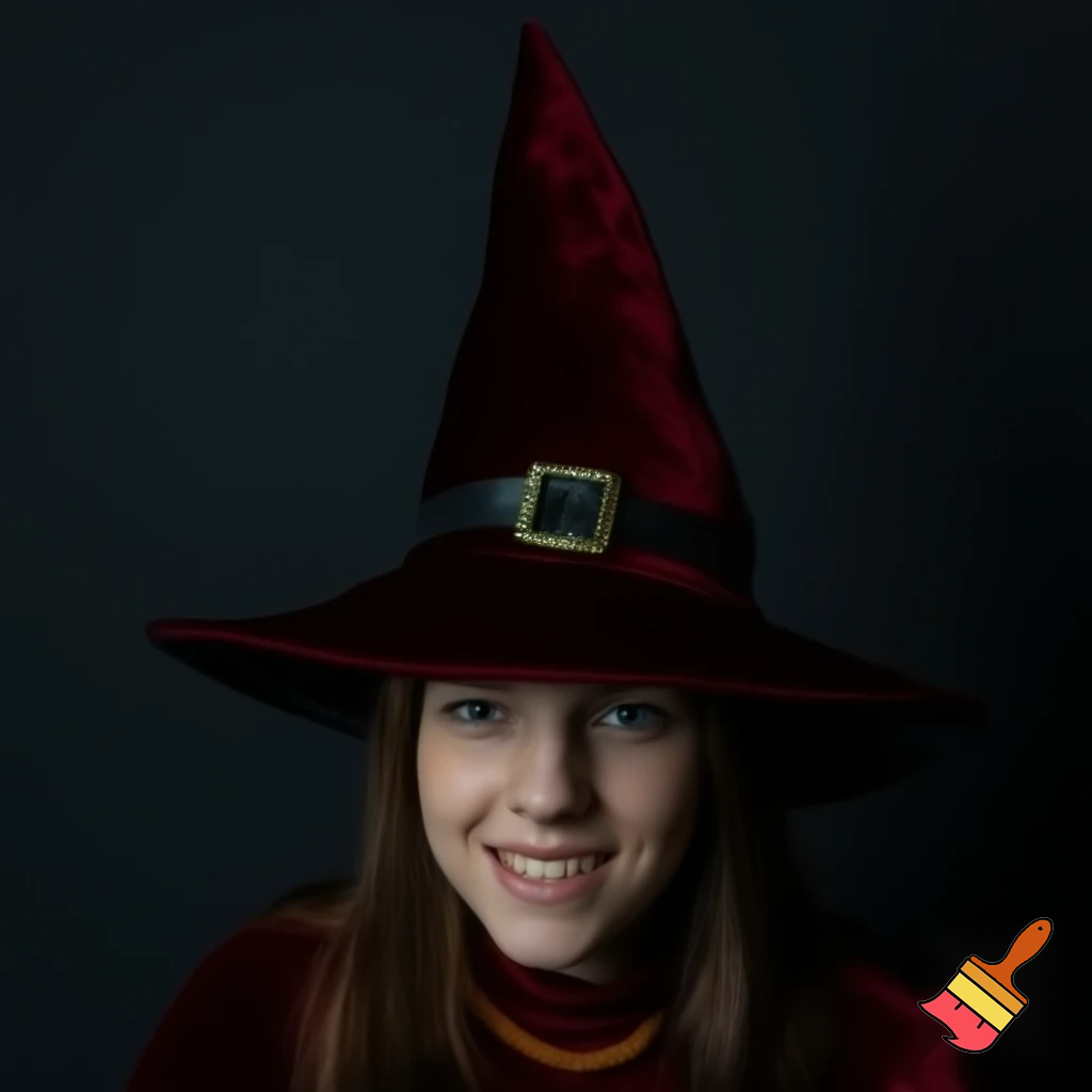 A wizard hat Christmas one velvet