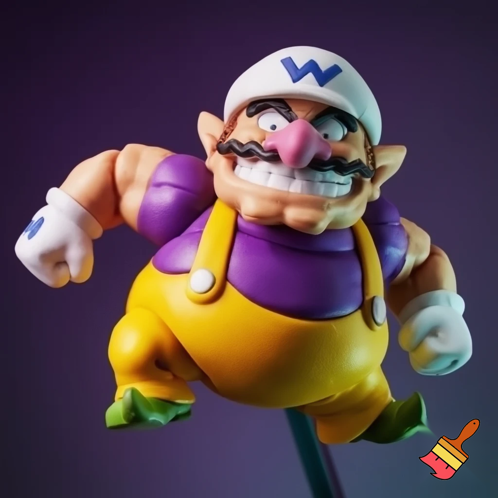 Wario action figure