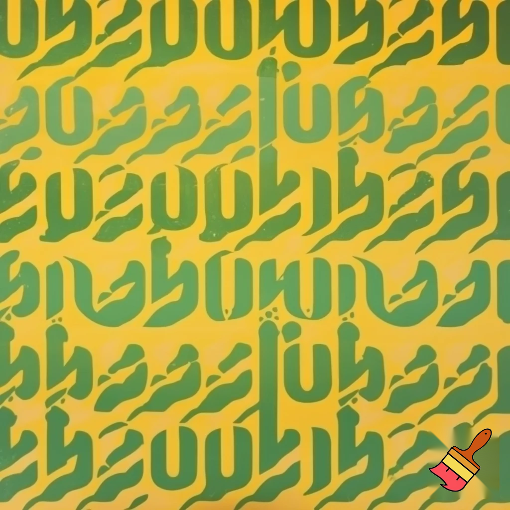 1930s poster on wordle 1 pt pers. repatition and pattern  rythm moodmovement  yellow yellow-green and green