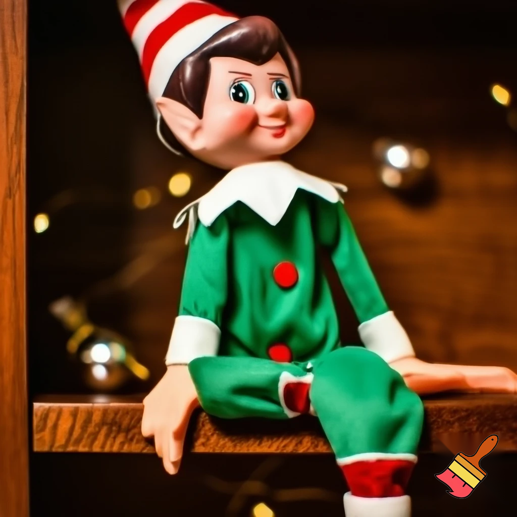 Real elf on the shelf person