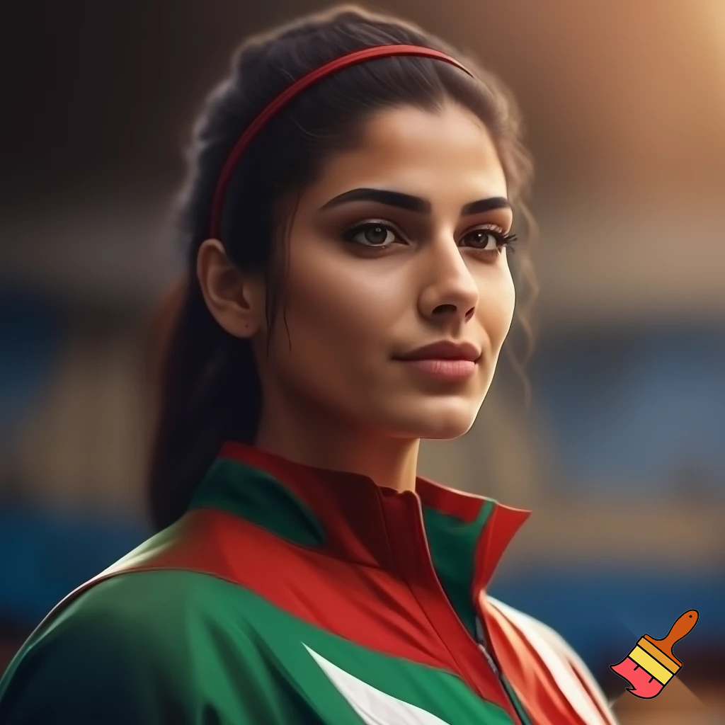 عکس بساز از دختر ورزش کار ایرانی