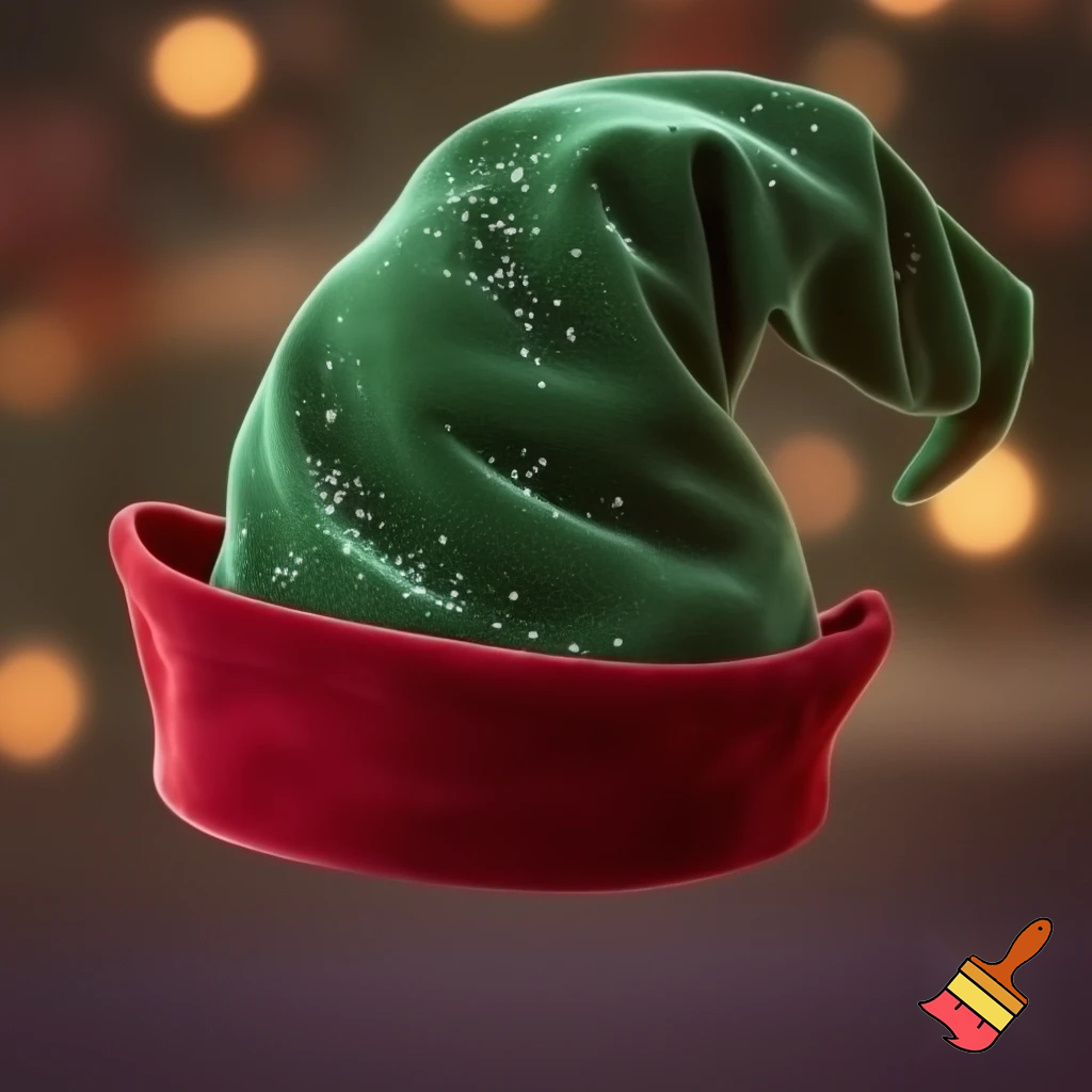 Christmas hat velvet elf on the shelf hat velvet