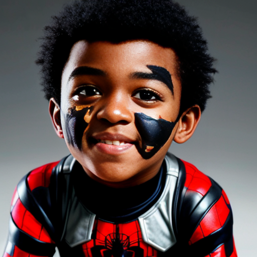 Miles morales and Invisible woman 
baby boy 