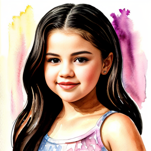 A 1999 Photo of  8 Year Old Selena Gomez 