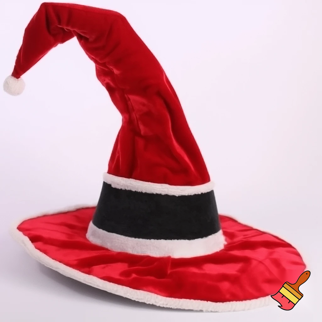  costume wizard hat Christmas hat costume red Santa Claus hat velvet