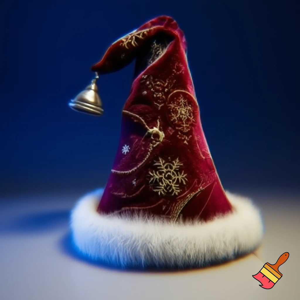 Christmas wizard hat