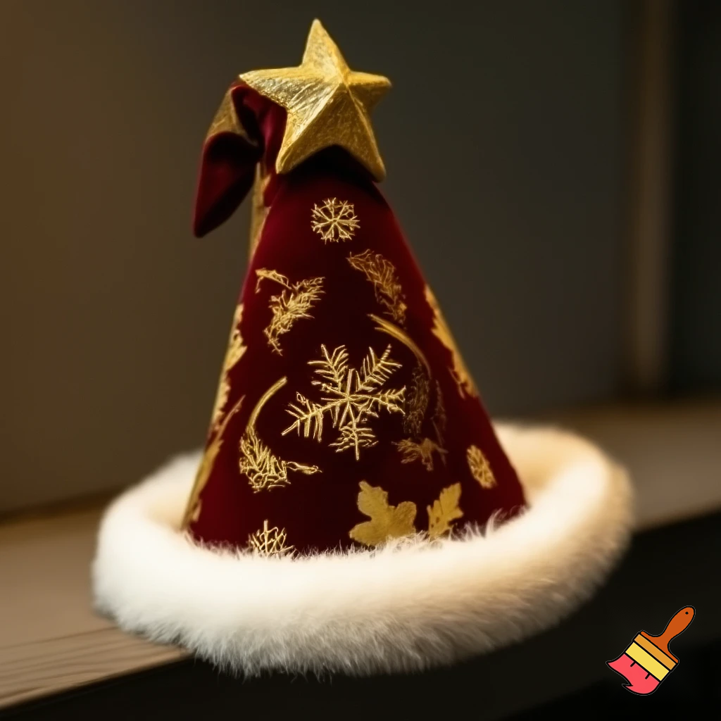 Christmas wizard hat