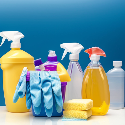 Používání čisticích prostředků 
