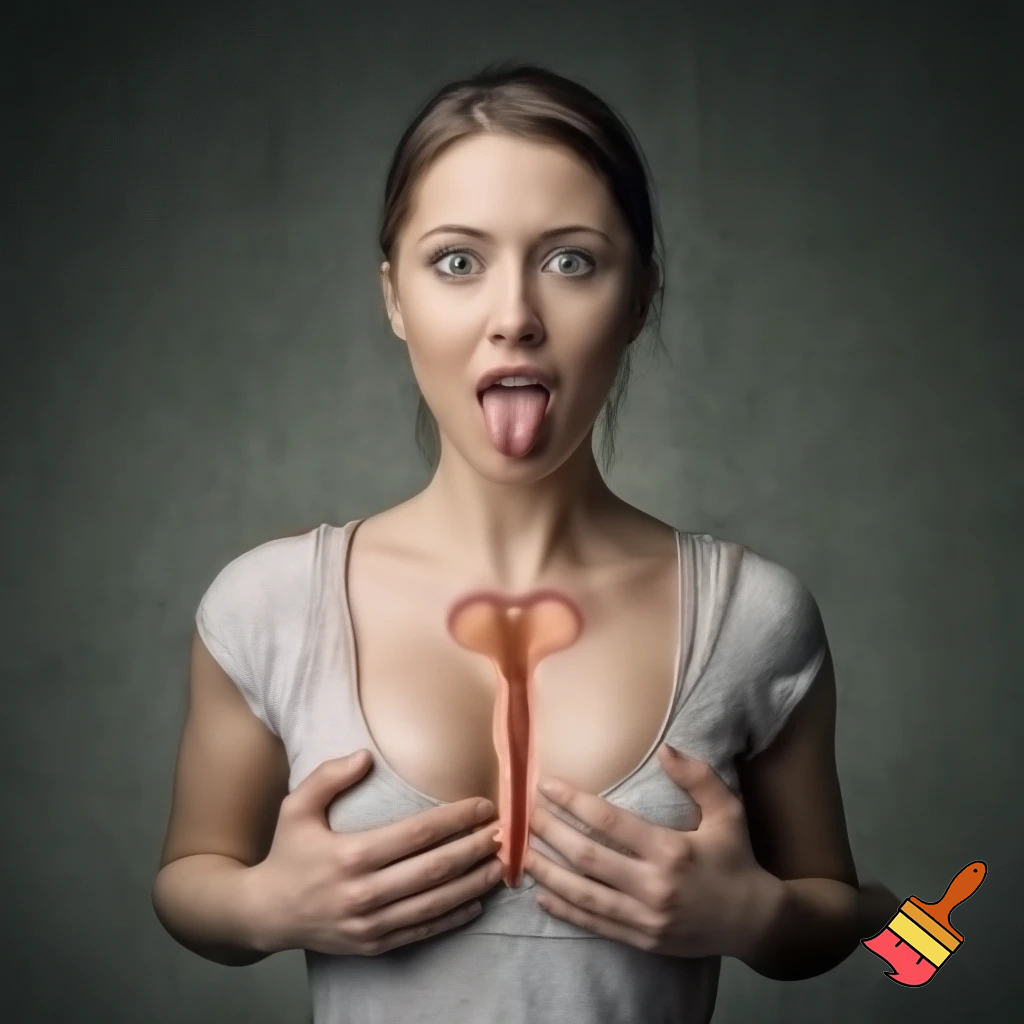 woman showing her vagina for a picture