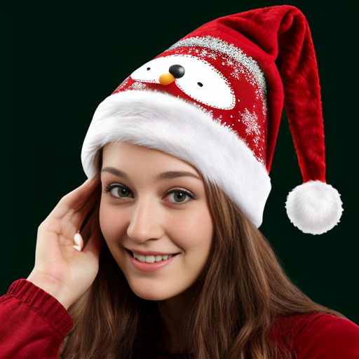 Christmas wizard hat red Santa Claus hat