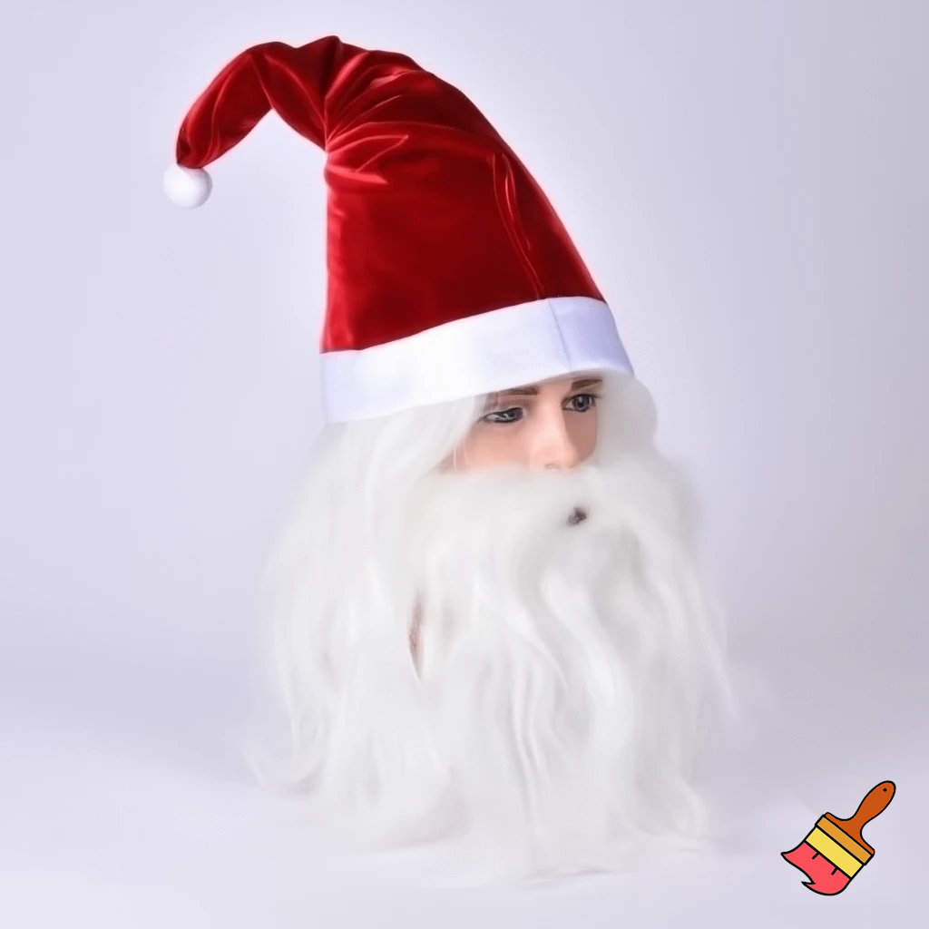 Christmas wizard hat Santa Claus hat velvet