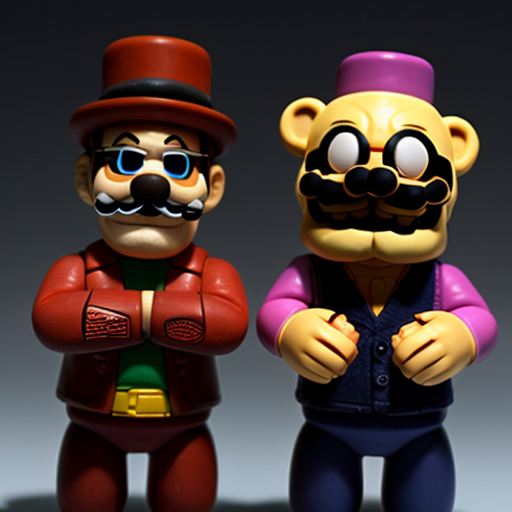 Toy Freddy and Wario