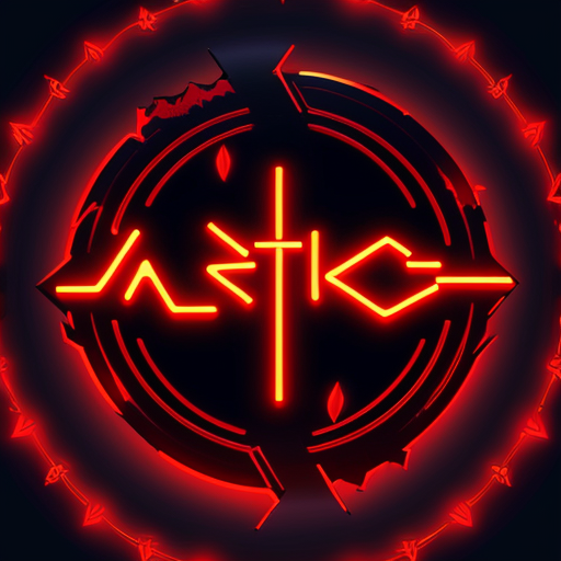 Mesterious dark logo, unslove case files, glowing letters, black baground