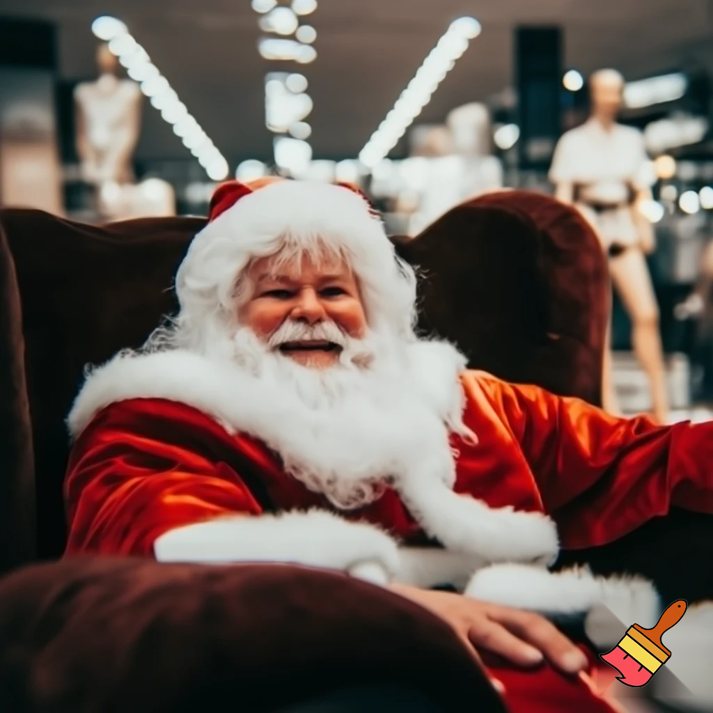 Santa Claus chair💫🌠⭐️🌟 Santa Claus shopping centre shopping centre chair Santa Claus chair